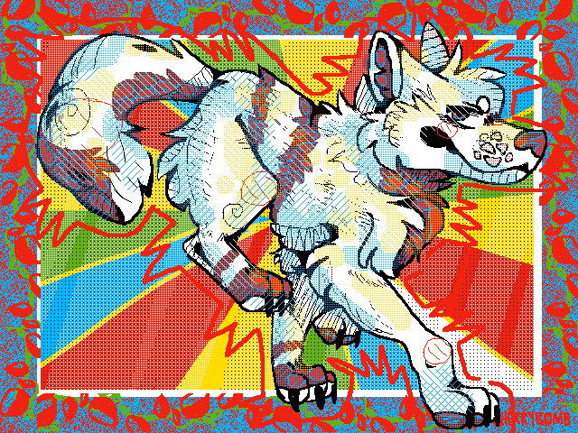 Art trade w/ @warrior_gamer “speed of light”