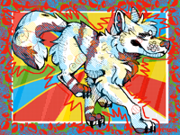 Art trade w/ @warrior_gamer “speed of light”