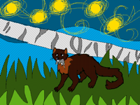 Pinemarten hunting with Dakota.(old)