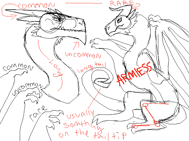 Wyvern study. Inspired by: @rallraxauri