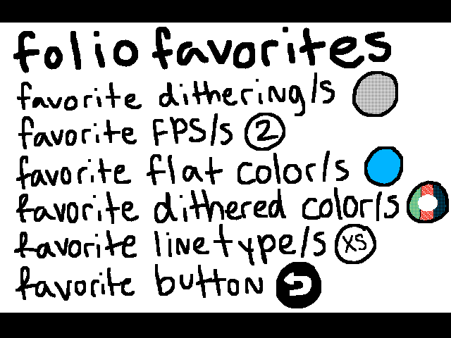 Folio favorites