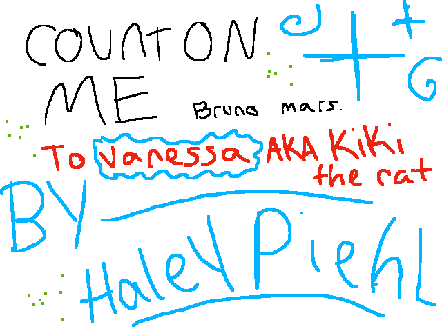 To kiki (like a million years old)*
