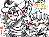 Pride month #1 Ember X Shrimp