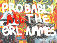 Help me list all the girl names