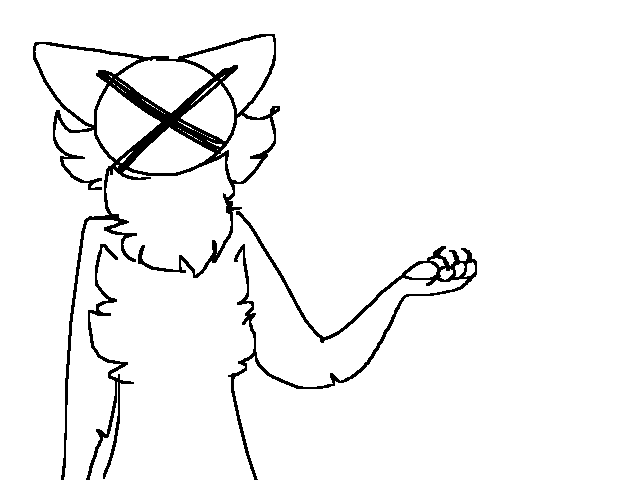 Im to lazy to draw a face so i put an x