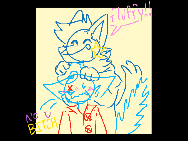 fluffy couple