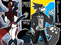 Ravanji & Ember trading cards
