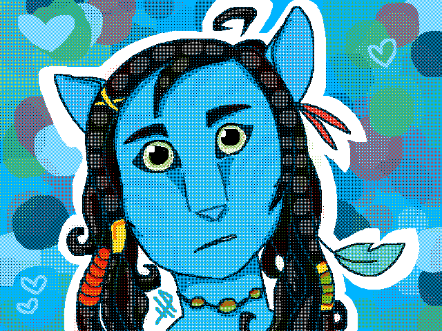 Neytiri from avatar!