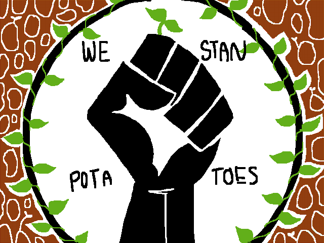 Potato cult flag
