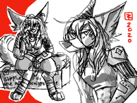 What i think tsuyu looks like