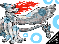 ART TRD W/ @rallraxauri that dino kid