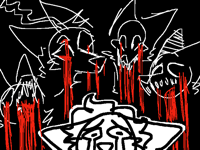 klaus gets spooked by ghosts because