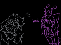 klaus gets spooped!!