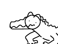 i saw an alligator on tv