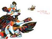 Collab WIP [w/ @hellcat] || honey flower