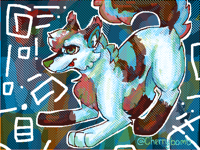 Art trade w/@oceanpaws04