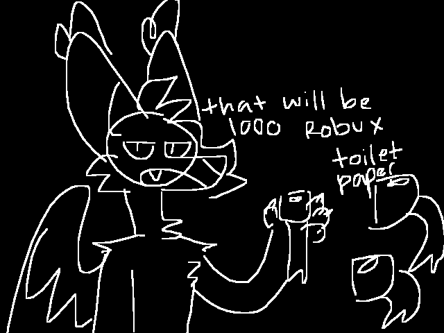 when you resort to selling toilet paper on the