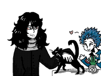 shinsou and aizawa love cats