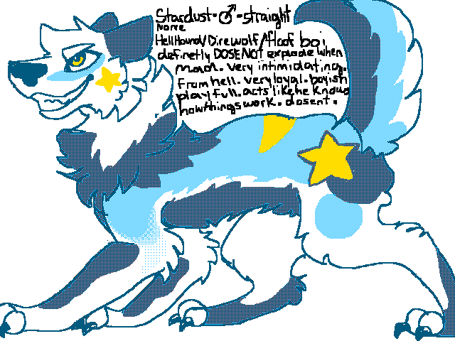 old stardust drawings :,)