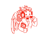 Chicken nugget eating chicken nuggets!