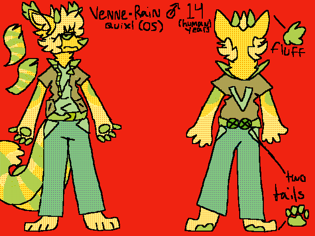 Venne - quixl (OS) - Rain / male 14 years WIP