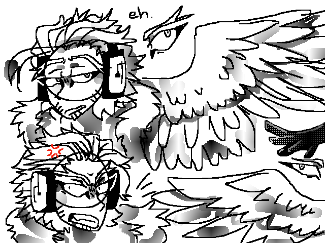 More hawks drawings bc hes hot