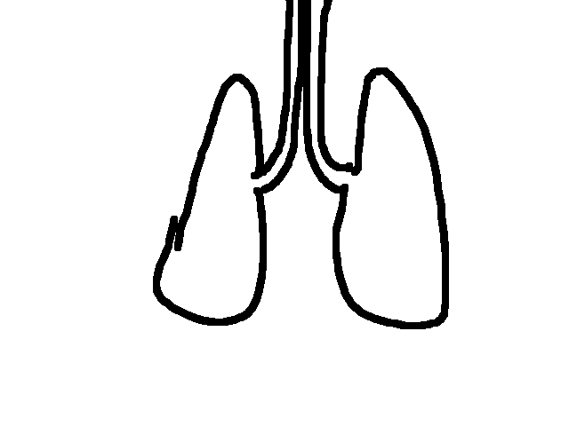 i can feel my lungs scrumbling away...