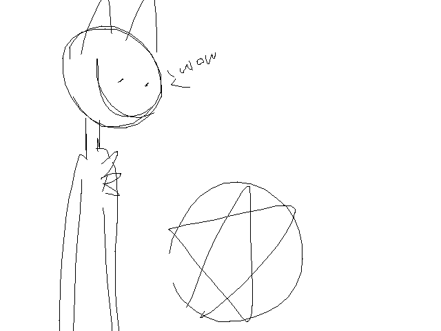 For my annoying friend that keep on drawing this:)