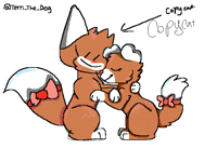 Faith THE C O P Y C A T @Terri_the_dog