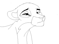 Sad lion base (I can't draw the eyes ;-;)