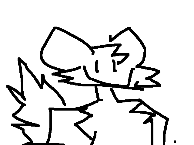 I drew this with my feet ooooooof