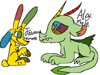 2 free oc Jasmine and Alex