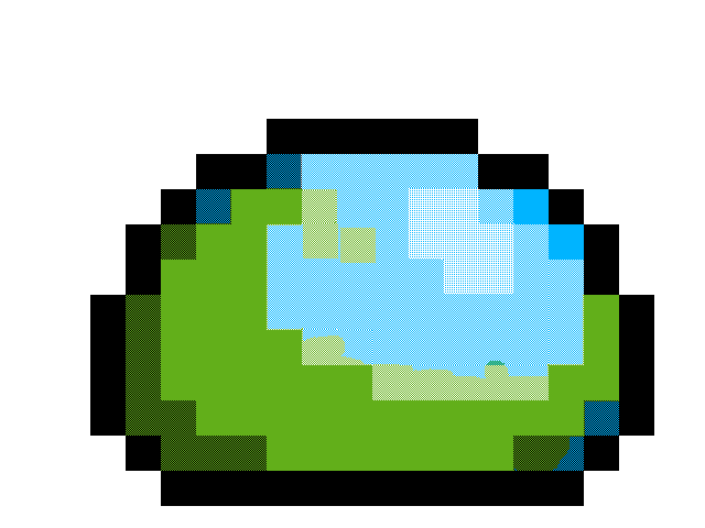 When two terraria slime merge!