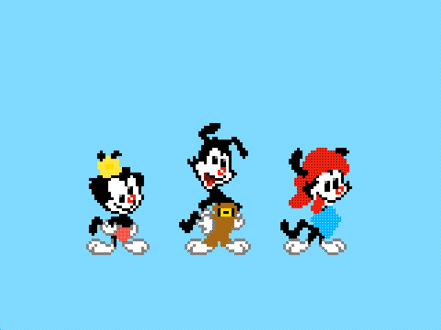 It's Yakko, Wakko, and our sister Dot!