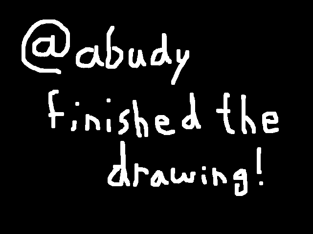 @abudy finished the drawing! 9 left! #JFCRound3
