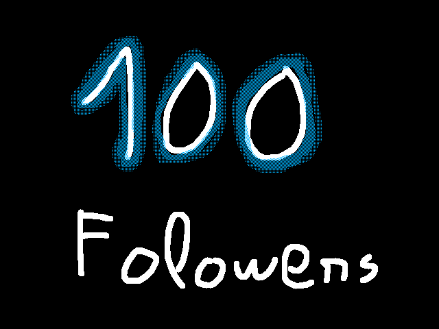 100 folowers