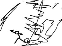 殴り書き
