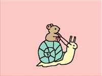 mouse and snail