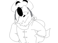 redraw of my old oc (JASPER)