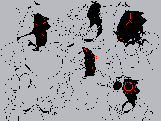 Nikey but hes REALLY SCARED!!