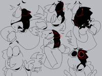 Nikey but hes REALLY SCARED!!