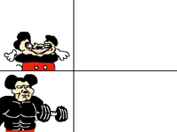 Mickey Mouse meme template