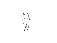 It's a walking long leg head crumbling cat