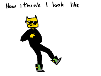 How I think I look like vs how I really look like