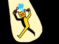 Water clown