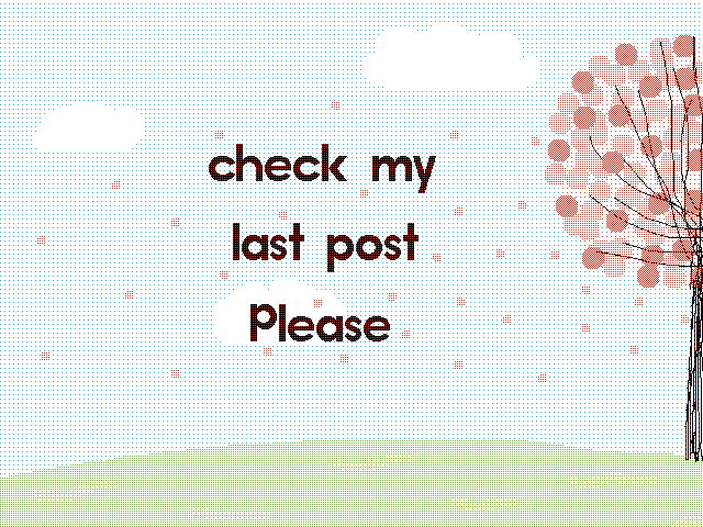 Check my last post, please? .^.