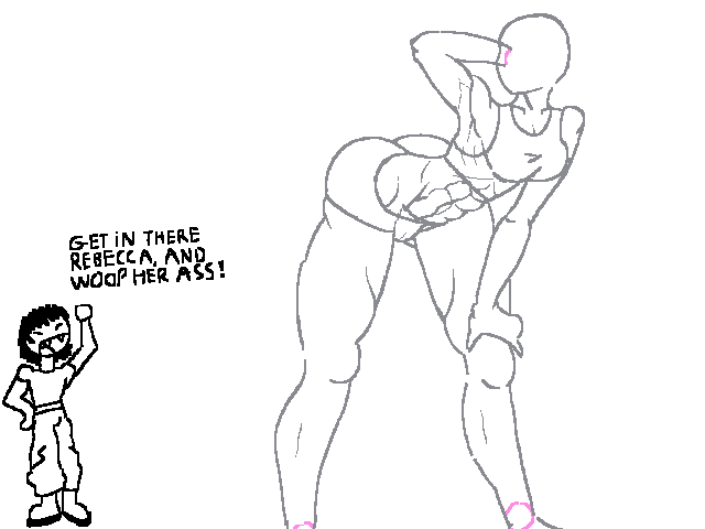 Rebecca get back in there!* (wip)