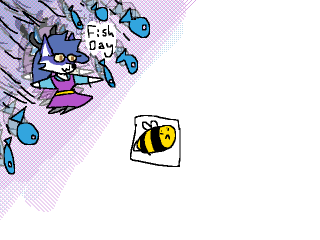 me coming back before the fish day again