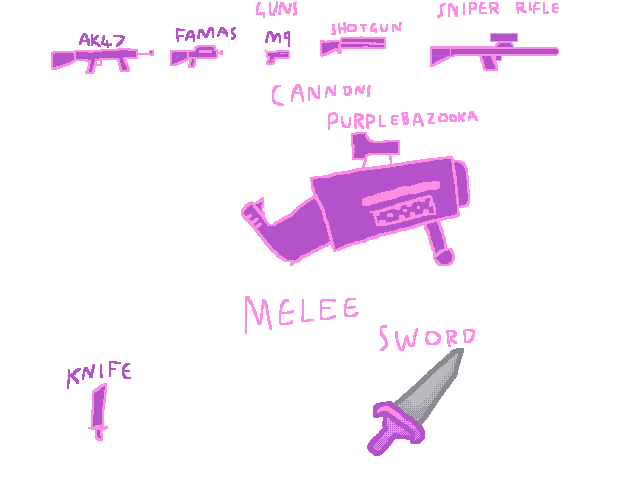 Purple squad weapon shop