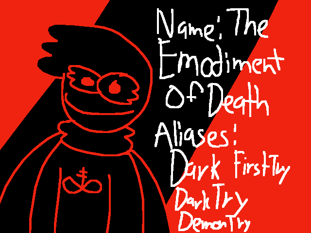 I would like to announce my dark form.